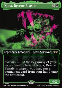 Kona, Rescue Beastie (V.2) XDSK-358 Rare Near Mint Deutsch Foil