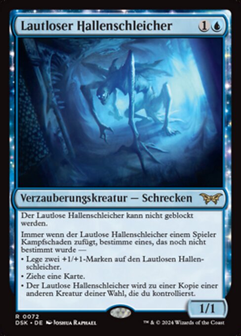 Lautloser Hallenschleicher DSK-72 Rare Near Mint Deutsch Foil