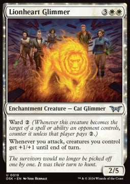 Lionheart Glimmer DSK-19 Uncommon Near Mint Englisch Foil
