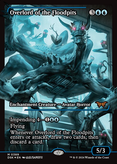 Overlord of the Floodpits XDSK-389 Mythic Near Mint Englisch Foil