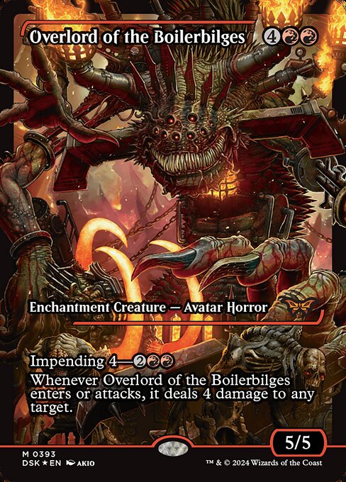 Overlord of the Boilerbilges XDSK-393 Mythic Near Mint Englisch Foil