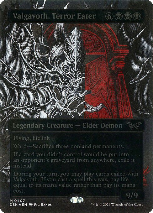 Valgavoth, Terror Eater XDSK-407 Mythic Near Mint Englisch Foil