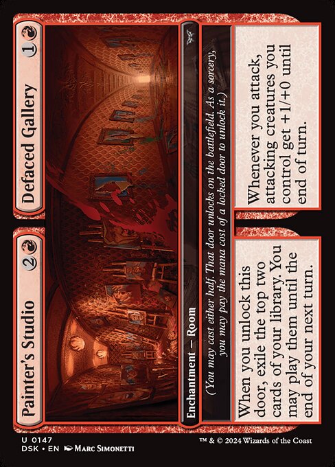 Painter's Studio // Defaced Gallery DSK-147 Uncommon Excellent Englisch Foil