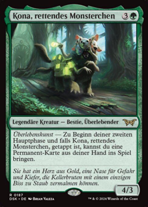 Kona, rettendes Monsterchen DSK-187 Rare Near Mint Deutsch