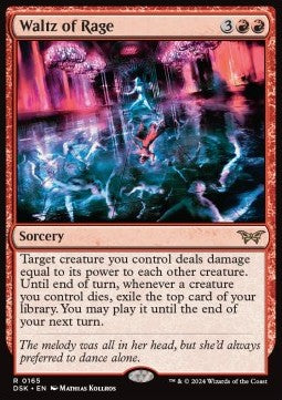 Waltz of Rage DSK-165 Rare Excellent Englisch Foil
