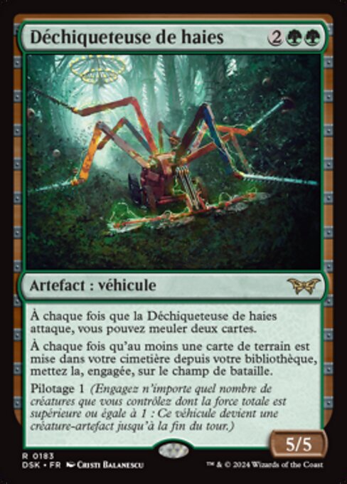 Hedge Shredder DSK-183 Rare Near Mint Französisch Foil
