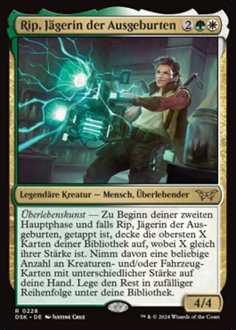 Rip, Jägerin der Ausgeburten DSK-228 Rare Near Mint Deutsch