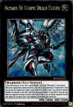 Nummer F0: Utopische Dracho-Zukunft MP24-037 Quarter Century Secret Rare Near Mint Deutsch 1. Auflage