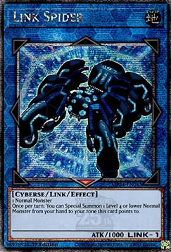 Link-Spinne MP24-045 Quarter Century Secret Rare Excellent Deutsch 1. Auflage