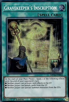 Grabwächters Inschrift MP24-064 Secret Rare Near Mint Deutsch 1. Auflage