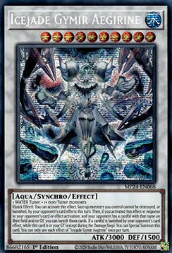 Eisjade-Gymir Aegirine MP24-068 Secret Rare Excellent Deutsch 1. Auflage