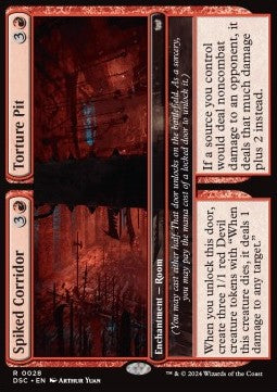 Spiked Corridor // Torture Pit DSC-28 Rare Near Mint Deutsch