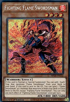 Kampfflammen-Schwertkämpfer MP24-132 Secret Rare Near Mint Deutsch 1. Auflage