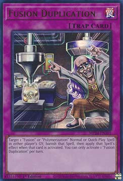 Fusion Duplication MP24-201 Ultra Rare Light Played Englisch 1. Auflage