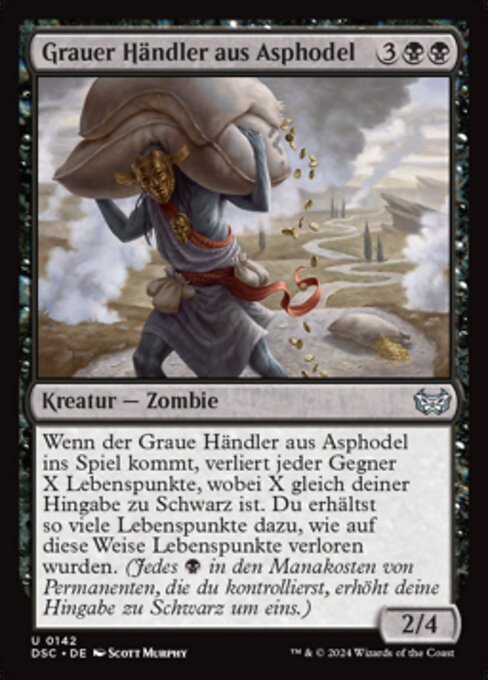 Grauer Händler aus Asphodel DSC-142 Uncommon Near Mint Deutsch