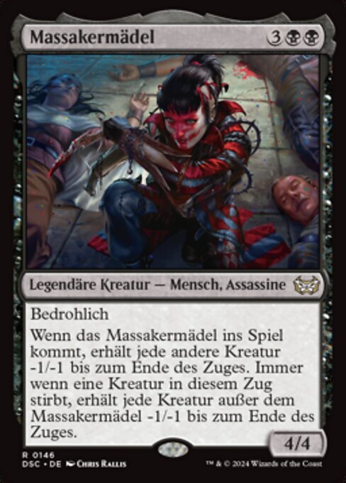 Massakermädel DSC-146 Rare Near Mint Deutsch