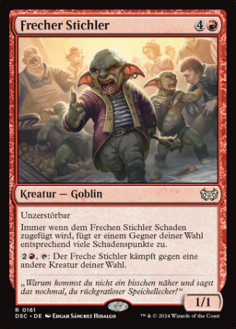 Frecher Stichler DSC-161 Rare Near Mint Deutsch