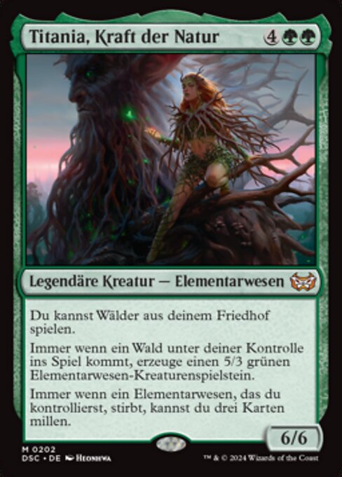 Titania, Kraft der Natur DSC-202 Mythic Near Mint Deutsch