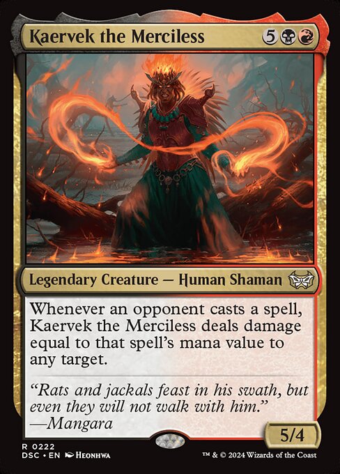 Kaervek the Merciless DSC-222 Rare Near Mint Englisch