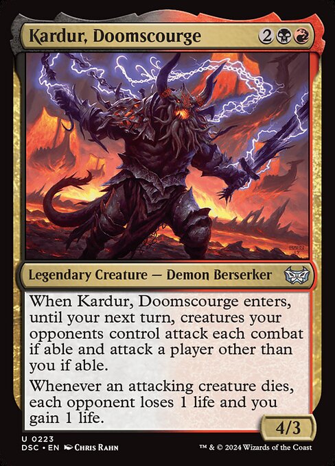 Kardur, Doomscourge DSC-223 Uncommon Near Mint Englisch