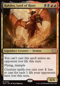 Rakdos, Fürst des Aufruhrs DSC-230 Mythic Near Mint Deutsch