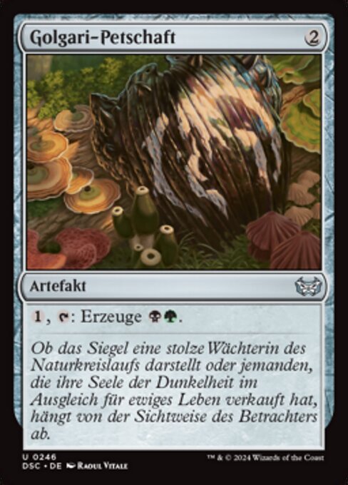 Golgari-Petschaft DSC-246 Uncommon Near Mint Deutsch