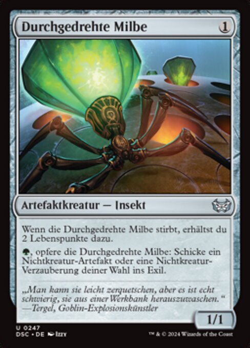 Durchgedrehte Milbe DSC-247 Uncommon Near Mint Deutsch