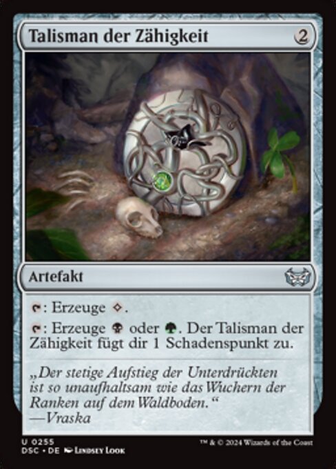 Talisman der Zähigkeit DSC-255 Uncommon Near Mint Deutsch