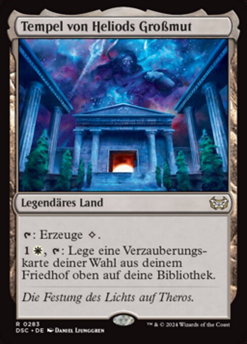 Tempel von Heliods Großmut DSC-283 Rare Near Mint Deutsch