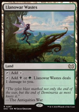 Llanowar-Ödland DSC-287 Rare Near Mint Deutsch