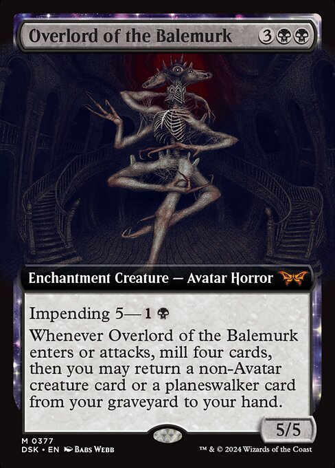 Overlord of the Balemurk XDSK-377 Mythic Near Mint Englisch Foil
