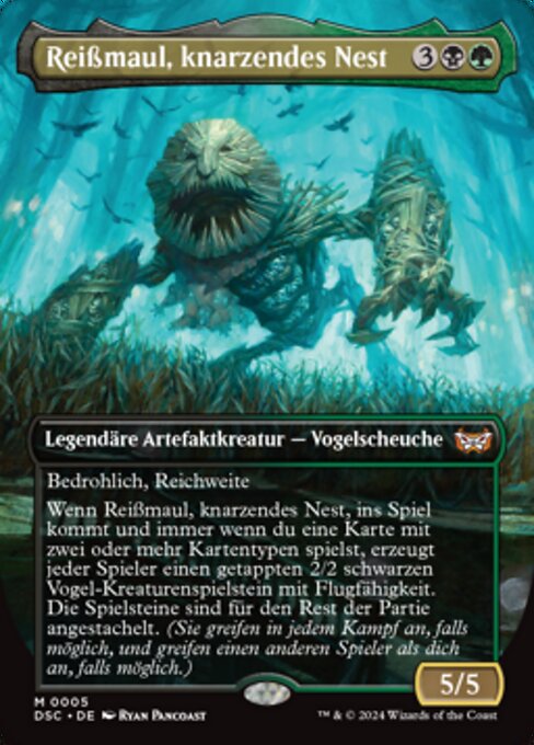 Reißmaul, knarzendes Nest DSC-5 Mythic Near Mint Deutsch Foil