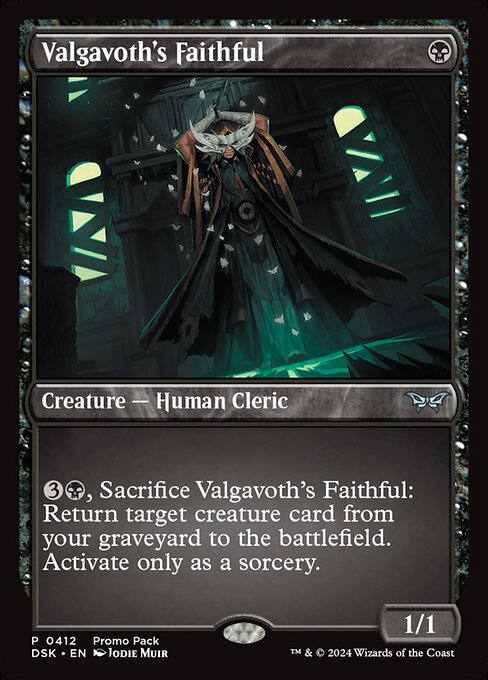 Valgavoth's Faithful PDSK-412 Uncommon Near Mint Englisch Foil