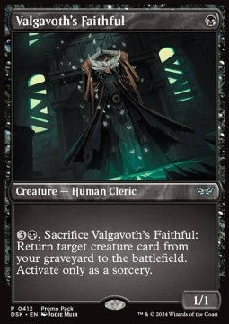 Valgavoth's Faithful PDSK-412 Uncommon Excellent Englisch
