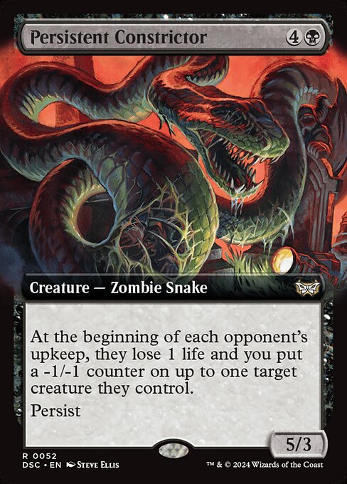 Persistent Constrictor XDSC-52 Rare Excellent Englisch
