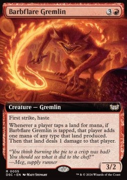 Barbflare Gremlin XDSC-55 Rare Excellent Englisch