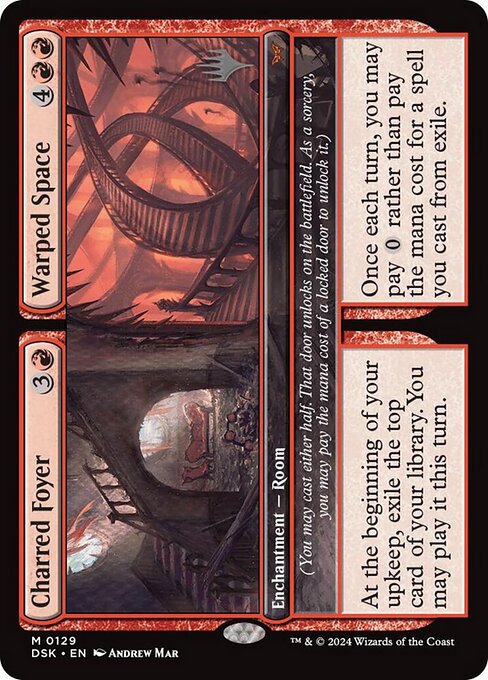 Charred Foyer // Warped Space PDSK-129 Mythic Near Mint Englisch