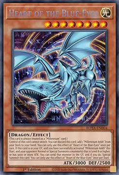 Herz der Blauäugigen (V.1) ROTA-004 Secret Rare Excellent Deutsch 1. Auflage
