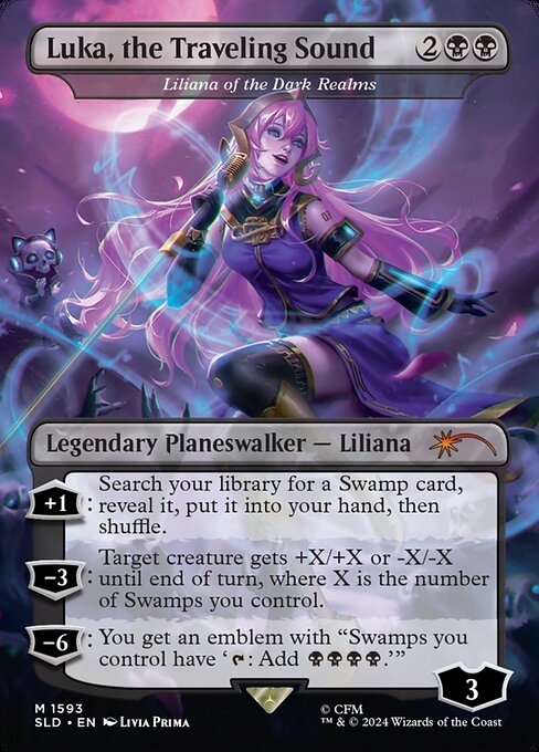 Liliana of the Dark Realms SLDCTSS-1593 Mythic Near Mint Englisch Foil