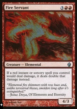 Fire Servant MB2R- Uncommon Excellent Englisch Foil