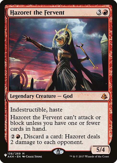 Hazoret the Fervent MB2R- Mythic Excellent Englisch