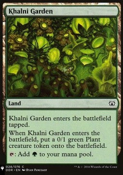 Khalni Garden MB2R- Common Excellent Englisch