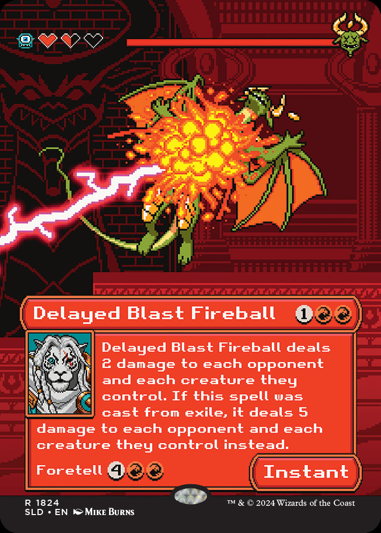 Delayed Blast Fireball SLDXL-1824 Rare Near Mint Englisch Foil