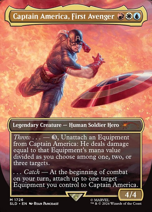 Captain America, First Avenger SLDMVL-1726 Mythic Near Mint Englisch