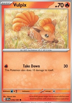 Vulpix SSP-016 Common Near Mint Deutsch Reverse Holo