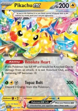 Pikachu ex SSP-057 Double Rare Good Deutsch