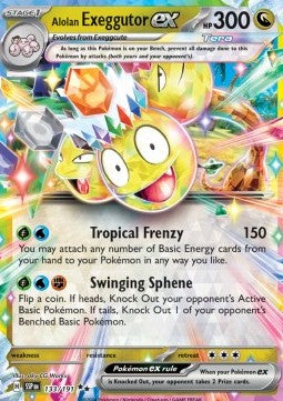 Alola-Kokowei ex SSP-133 Double Rare Near Mint Deutsch
