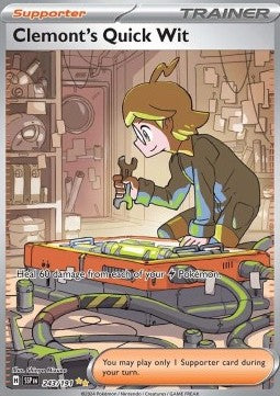 Clemont's Quick Wit SSP-243 Special Illustration Rare Near Mint Englisch