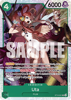 Uta (ST16-001) ST-16 Super Rare Excellent Englisch