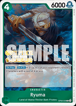 Ryuma (OP06-036) JDG Rare Near Mint Englisch